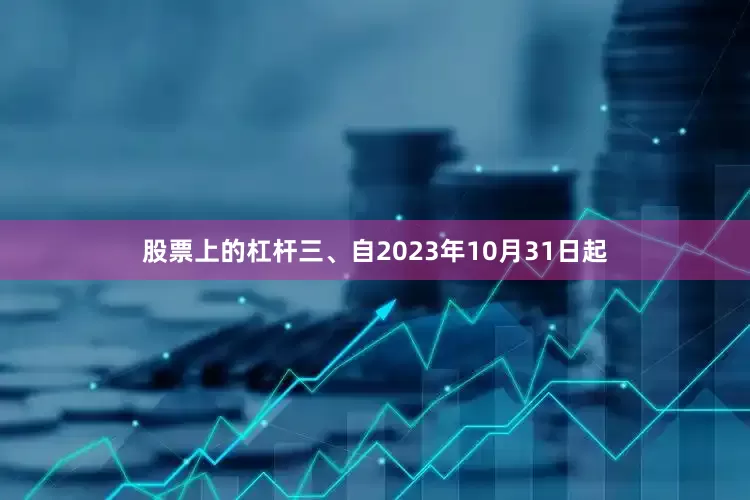 股票上的杠杆三、自2023年10月31日起